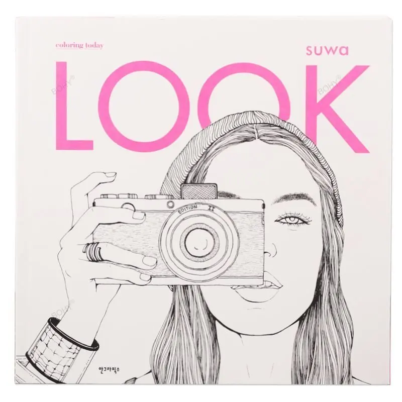 Korea LOOK Fashion National Character Customs Adult Kids Graffiti Coloring Book Decompression Painting Drawing
Korea LOOK Fashion National Character Customs Adult Kids Graffiti Coloring Book Decompression Painting Drawing