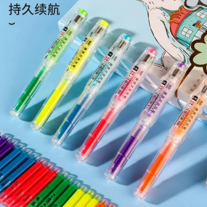 2024 New Straight Liquid Interchangeable Pocket Mini Fluorescent Pen Ink Filling 6-color Marker Highlighter Stationery school
2024 New Straight Liquid Interchangeable Pocket Mini Fluorescent Pen Ink Filling 6-color Marker Highlighter Stationery school