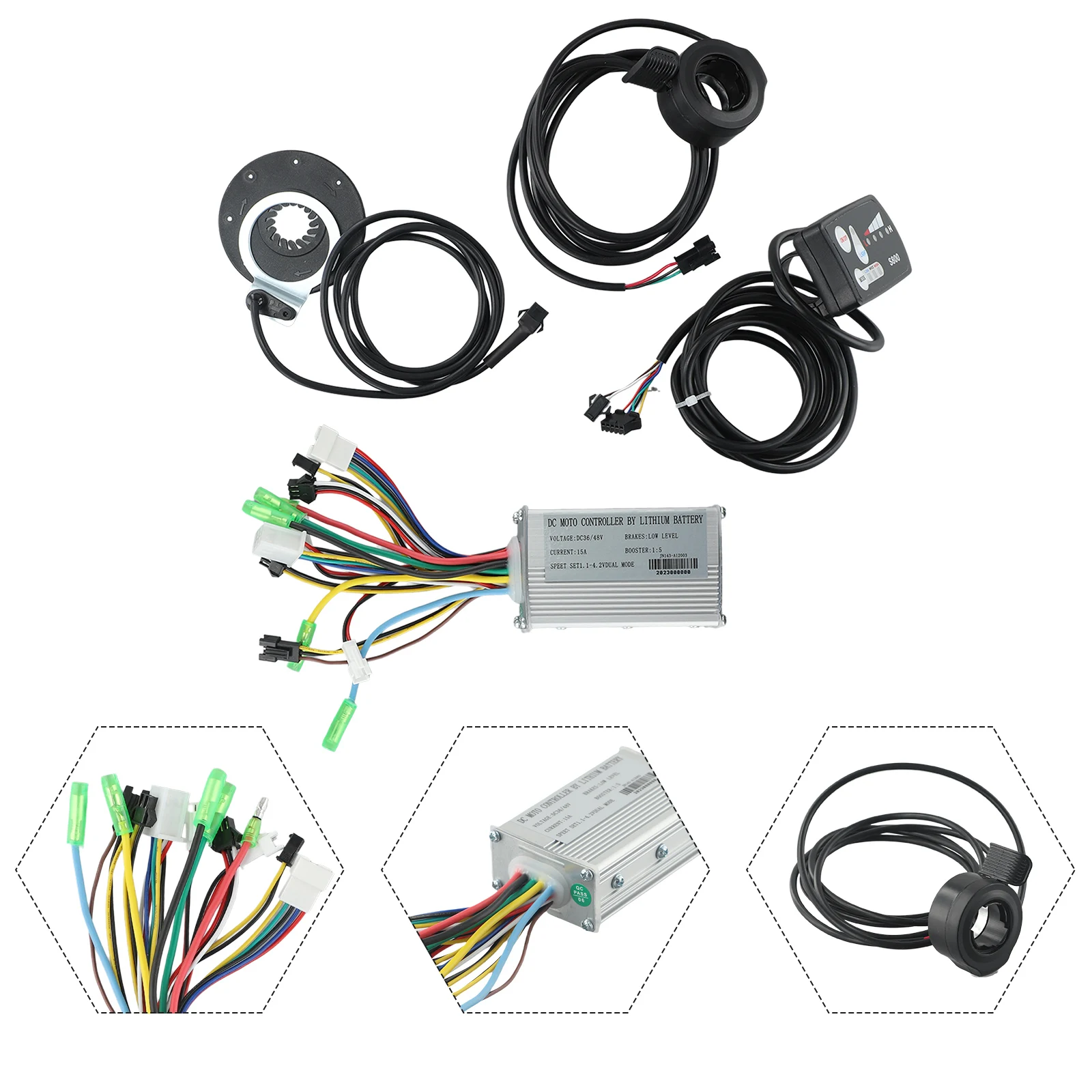 Motor Controller Panel Kits Panel Scooter S800 LED Display Speed Motor Controller Wire Length:125cm New Practical
Motor Controller Panel Kits Panel Scooter S800 LED Display Speed Motor Controller Wire Length:125cm New Practical