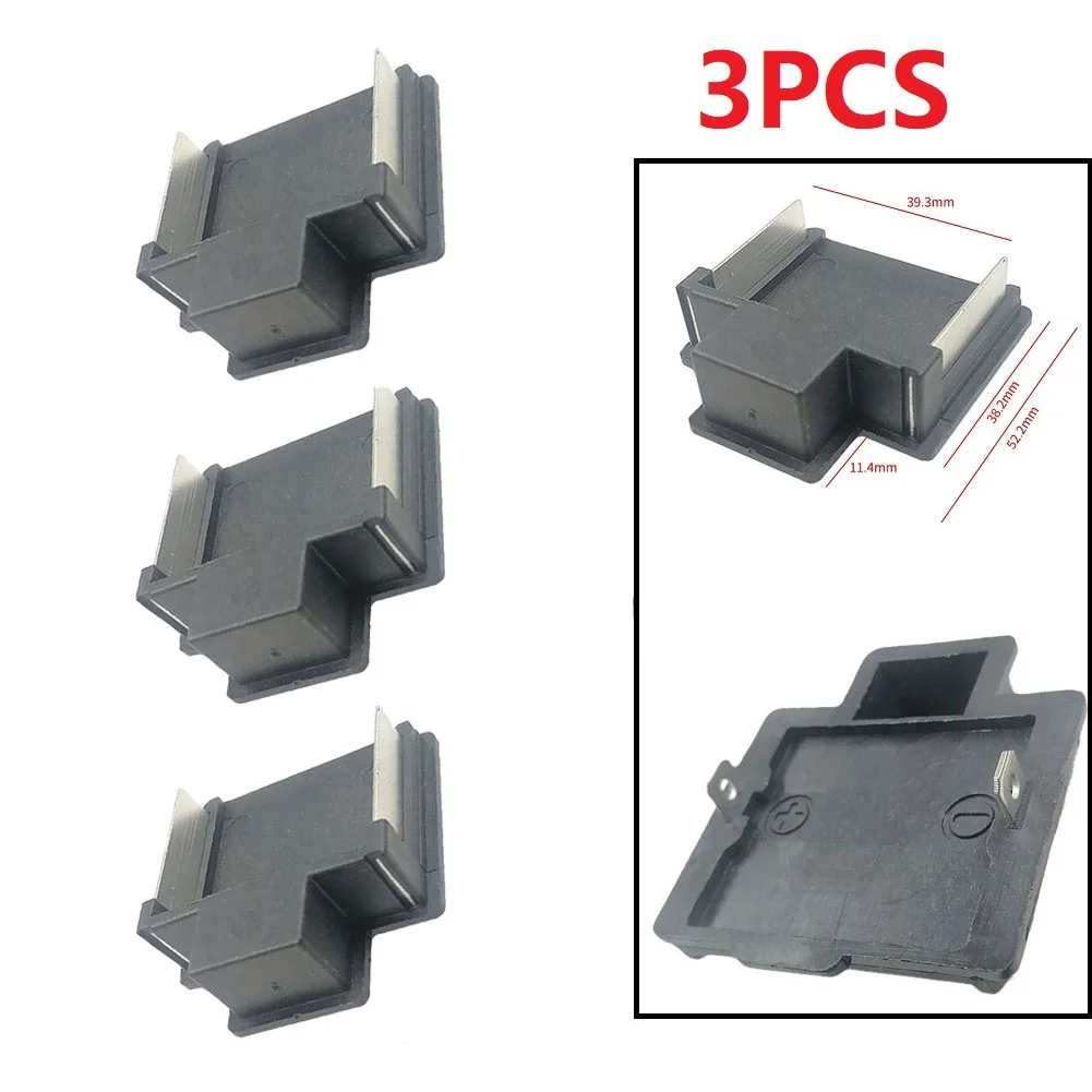 

Power Tool Battery Connector Home Replace Terminal Block Battery Adapter Black Connector Electric Tools Exquisite High Quality