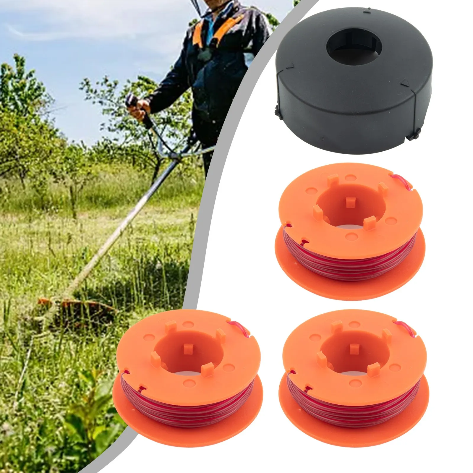 2Pcs Trimmer Spool Cover Line Set For BOSCH ART 23 26 30 Combitrim Easytrim Pro-Tap Spool Line F016800175 Accessories
2Pcs Trimmer Spool Cover Line Set For BOSCH ART 23 26 30 Combitrim Easytrim Pro-Tap Spool Line F016800175 Accessories