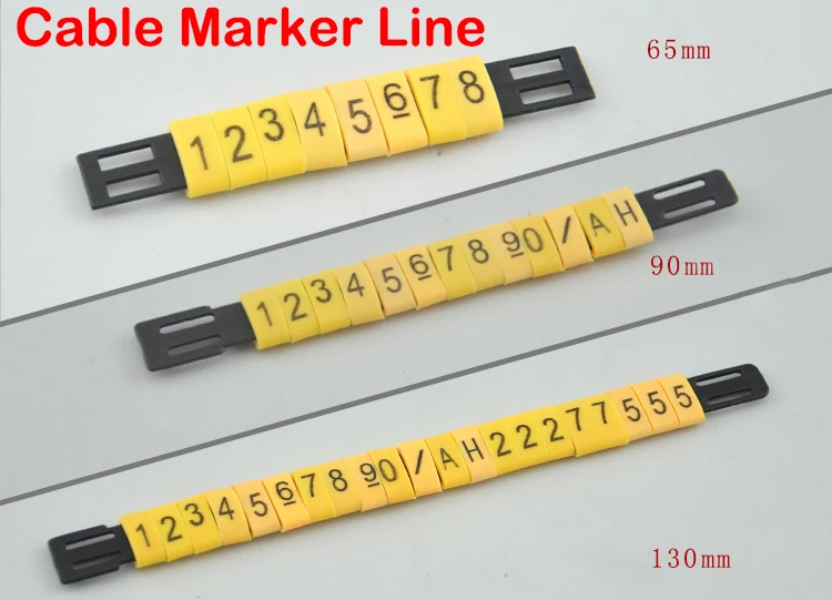 100pcs/Lot 65mm MS-65 90mm MS-90 130mm MS-130 Balck PVC Flat Marking Line Cable Marker Strip
100pcs/Lot 65mm MS-65 90mm MS-90 130mm MS-130 Balck PVC Flat Marking Line Cable Marker Strip