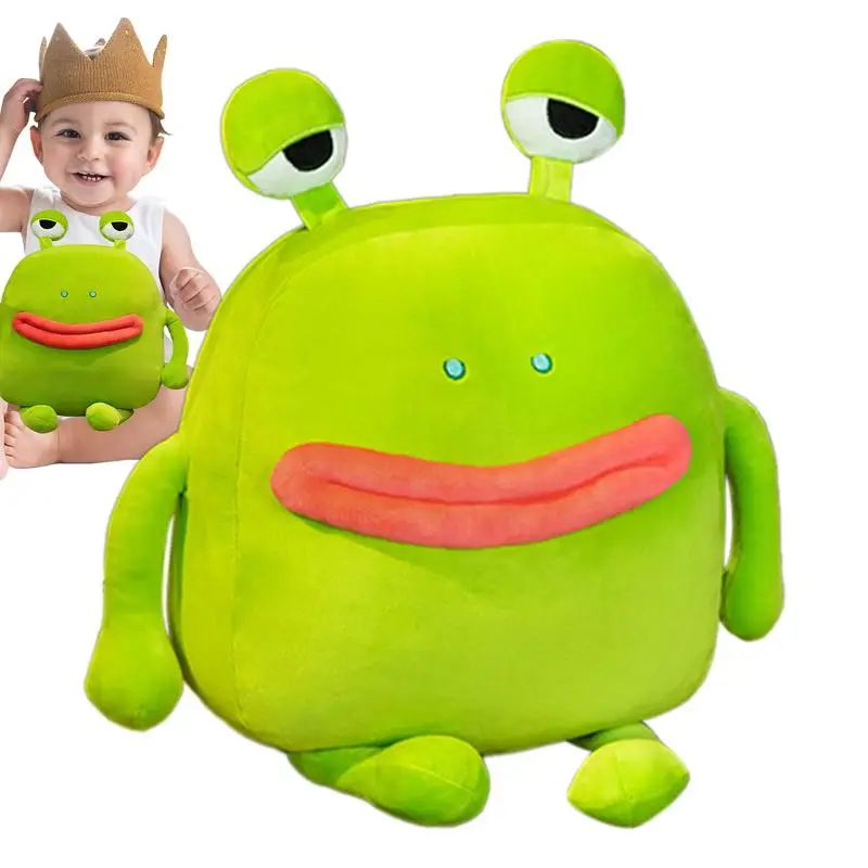 Funny Frog Plush Hugging Pillow, Wide Sausage Mouth Gift For Kids Friends Ugly Frog Stuffed Animals, Cuddly Plushies Decoration
Funny Frog Plush Hugging Pillow, Wide Sausage Mouth Gift For Kids Friends Ugly Frog Stuffed Animals, Cuddly Plushies Decoration