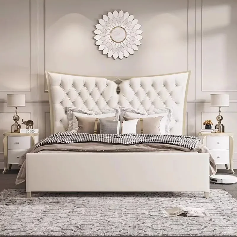 Queen Kids Double Bed Luxury Modern High End Baby Children Double Bed Bedding Girl Letti Matrimoniali Furniture For Bedroom
Queen Kids Double Bed Luxury Modern High End Baby Children Double Bed Bedding Girl Letti Matrimoniali Furniture For Bedroom