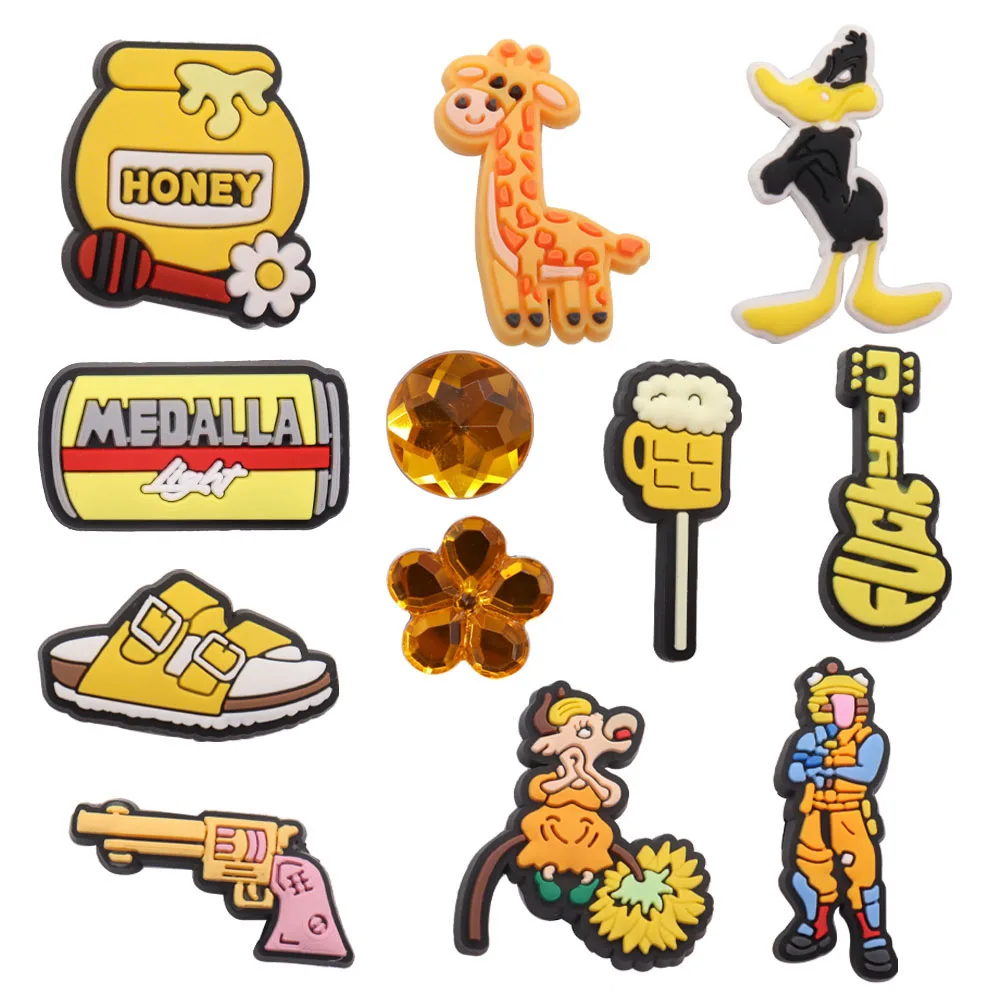 Mix 50PCS PVC Shoe Charms Honey Giraffe Duck Drink Slipper Beer Garden Shoes Button Ornaments Accessories Decorations Xmas Gift
Mix 50PCS PVC Shoe Charms Honey Giraffe Duck Drink Slipper Beer Garden Shoes Button Ornaments Accessories Decorations Xmas Gift