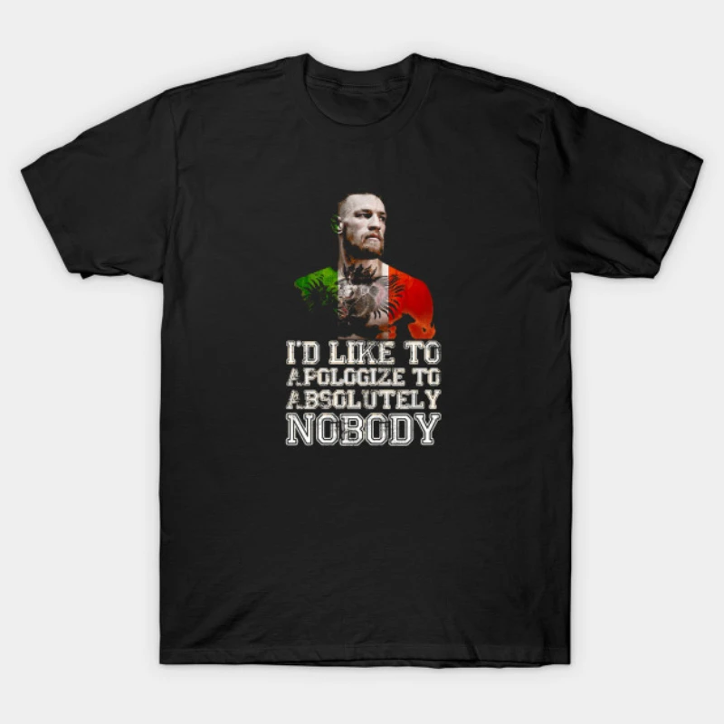 

MMA Combat Notorious Conor Mcgregor T-Shirt. Premium Cotton Short Sleeve O-Neck Mens T Shirt New S-3XL