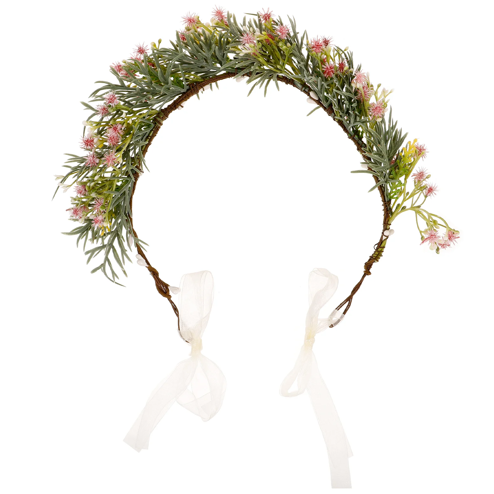 

Baby's Breath Garland Hair Bands Bridal Headband Wedding Women Headbands for Resin Bride Headdress Fairy Crown