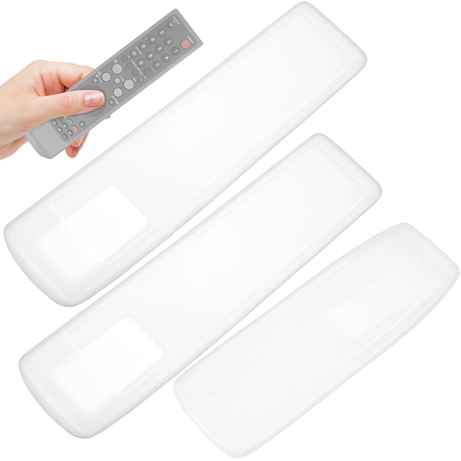 Remote Control Silicone Covers Transparent Dust Covers Compatible with Television and Air Conditioner Remote protective
Remote Control Silicone Covers Transparent Dust Covers Compatible with Television and Air Conditioner Remote protective