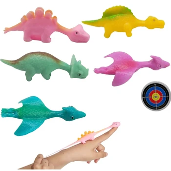 Presentes Feitos sob Medida para o Dia das Crianças: A Mochila Infantil de Desenho Animado em PU 8 5/10PCS Children’s Birthday Party Gift Fun Sticky Finger Ejection Dinosaur Toy Baby Shower Kindergarten Classroom Prize Box Gift