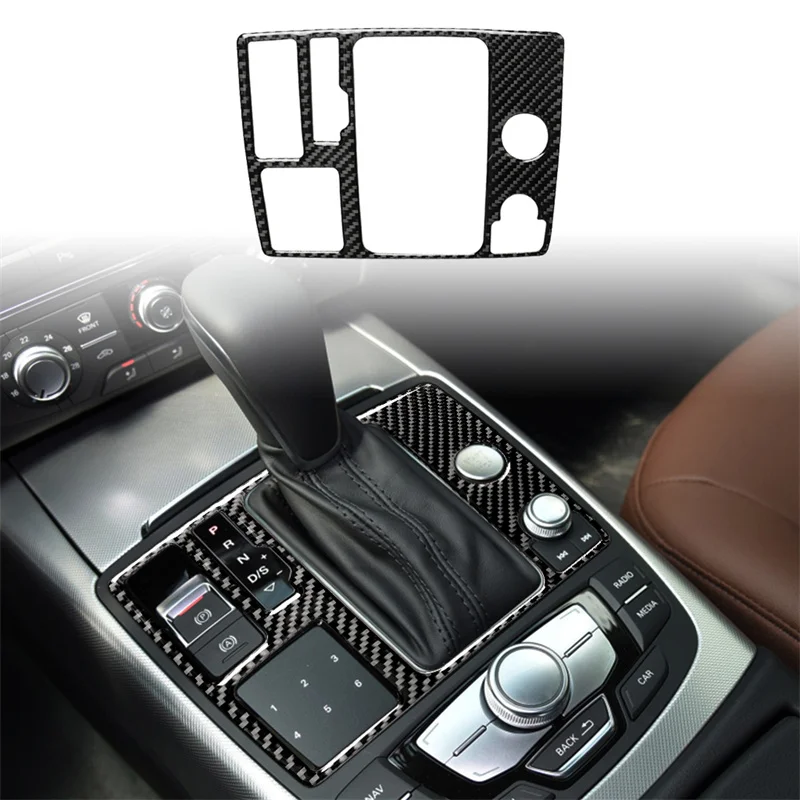 Carbon Fibre Gear Shift Panel Decorative Cover Car Interior Decoration Accessories Sticker for Audi A6 S6 C7 A7 S7 4G8 2012-2018
Carbon Fibre Gear Shift Panel Decorative Cover Car Interior Decoration Accessories Sticker for Audi A6 S6 C7 A7 S7 4G8 2012-2018