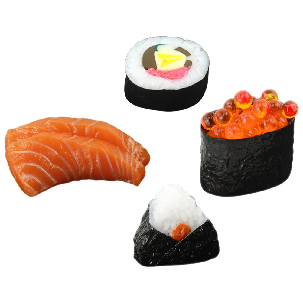 

Simulation Food Model Lifelike Realistic Decor Japanese Sushi Simulated Onigiri Restaurant Display Prop Fake