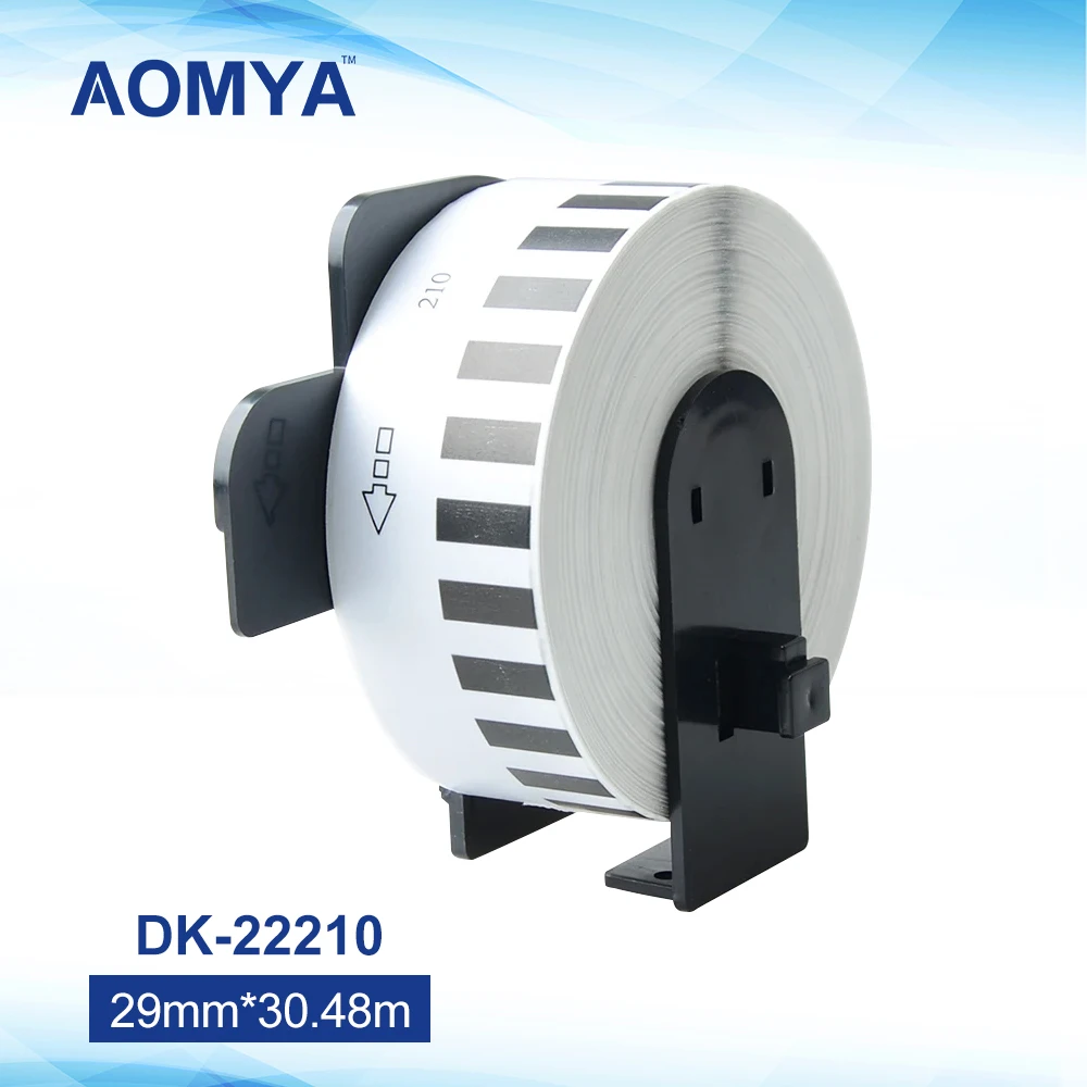 

For Brother DK-2210 dk 22210 Thermal Paper Label 29mm*30.48m Continuous Length address Label For Brother QL-500 ql 570 Printer