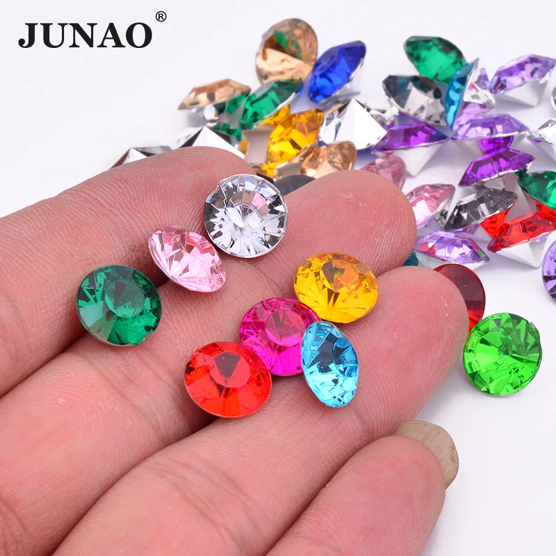 JUNAO 2 3 4 6 8 10 мм разноцветный заостренный акриловый зеркальный круглая клейкая лента на Стразы для рукоделия ювелирные изделия Аксессуары для одежды 
JUNAO 2 3 4 6 8 10 мм разноцветный заостренный акриловый зеркальный круглая клейкая лента на Стразы для рукоделия ювелирные изделия Аксессуары для одежды