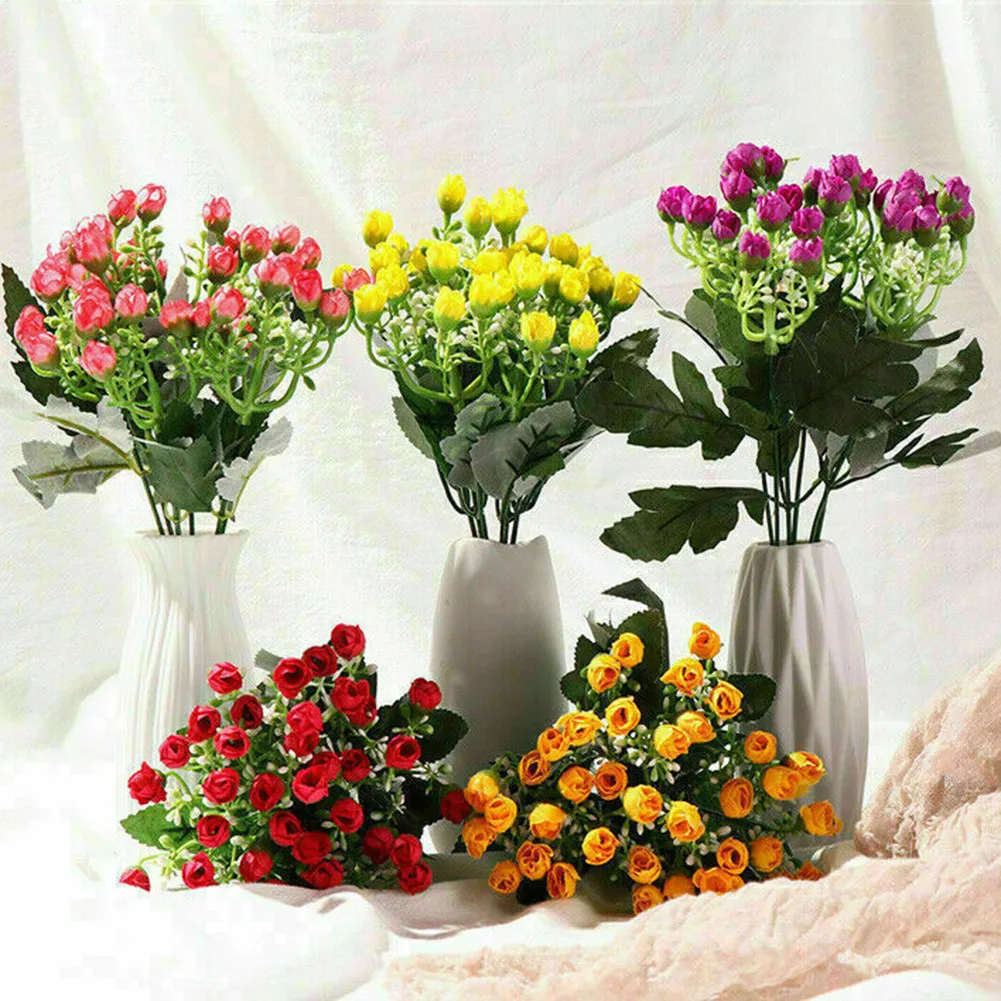 36 Heads Artificial Flower Rose Bud Bouquet Fake Flowers For Wedding Home Parties Celebration Decoration Accessories
36 Heads Artificial Flower Rose Bud Bouquet Fake Flowers For Wedding Home Parties Celebration Decoration Accessories