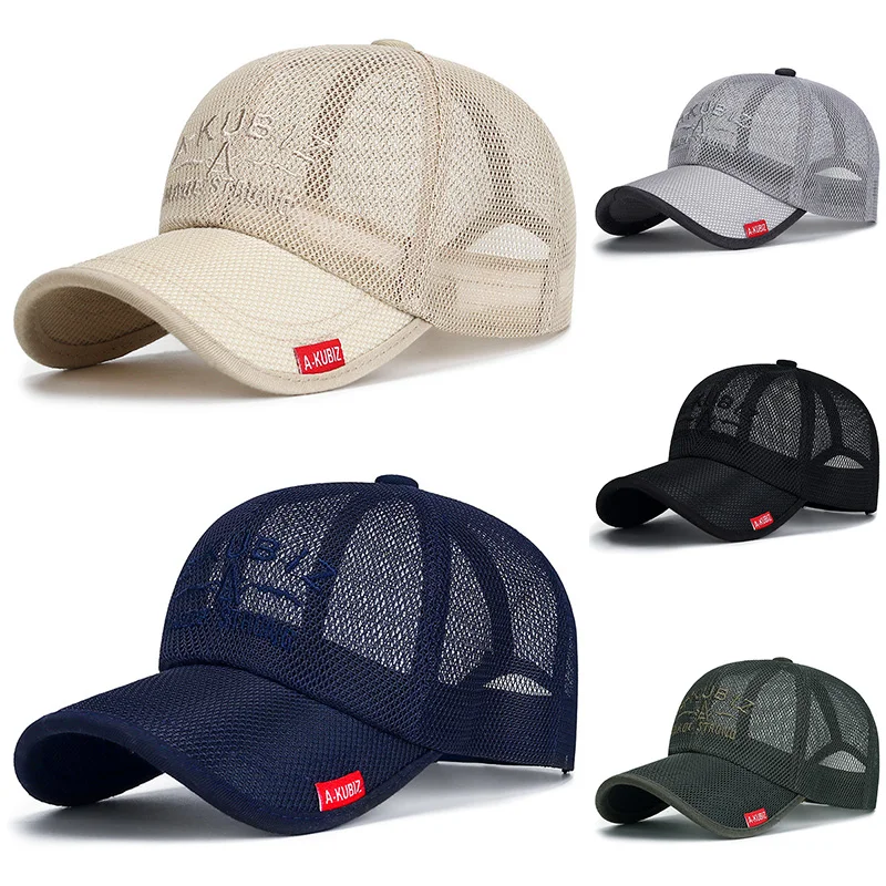Baseball Cap Men's Mesh Baseball Cap Breathable Summer Caps Dad Hat Outdoor Fishing Hats Bone Trucker Cap Sunscreen Visor Hat
Baseball Cap Men's Mesh Baseball Cap Breathable Summer Caps Dad Hat Outdoor Fishing Hats Bone Trucker Cap Sunscreen Visor Hat