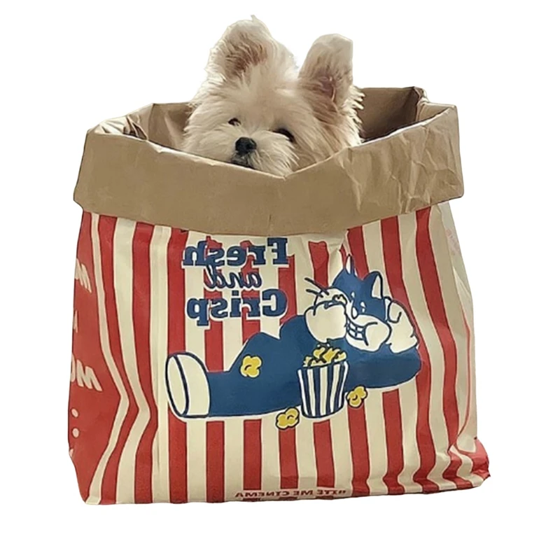 Pet Cats And Dogs Kraft Paper Popcorn Paper Bag Puzzle Decompression Funny Cats And Dogs Dog Toy Cat Toy
Pet Cats And Dogs Kraft Paper Popcorn Paper Bag Puzzle Decompression Funny Cats And Dogs Dog Toy Cat Toy