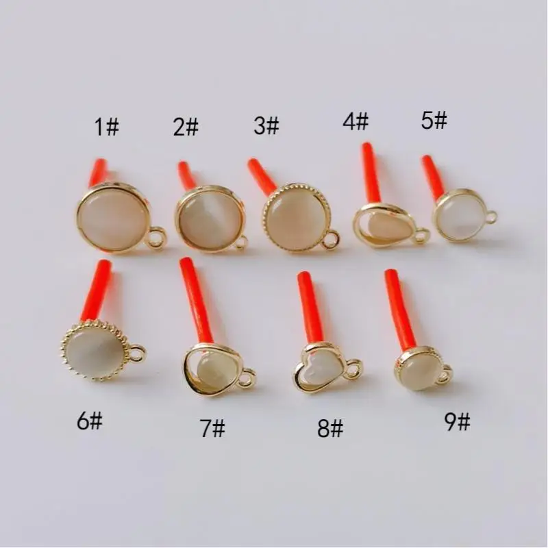 10pcs Handmade Love Heart Earrings Connectors Round Stud Earrings Base Earring Settings Diy Jewelry Making Earrings Accessories
10pcs Handmade Love Heart Earrings Connectors Round Stud Earrings Base Earring Settings Diy Jewelry Making Earrings Accessories
