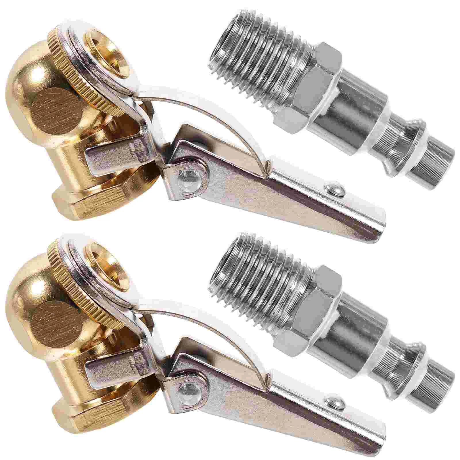 2 Sets Tire Inflator Chuck Air for Tires Locking Quick Connect Kit Copper Iron Inflate
2 Sets Tire Inflator Chuck Air for Tires Locking Quick Connect Kit Copper Iron Inflate