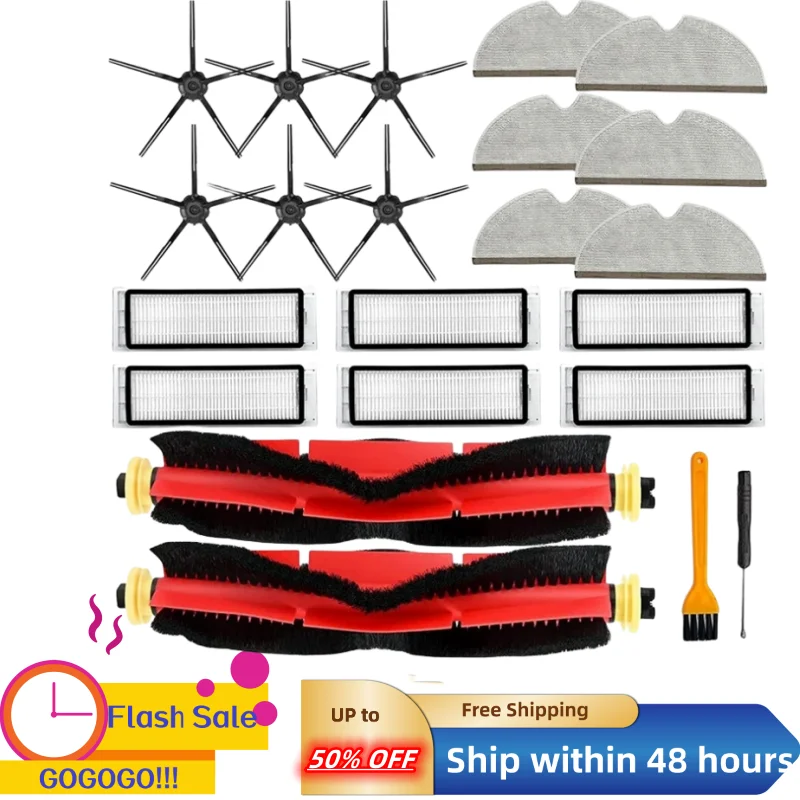For Xiaomi Roborock S4 S5 S6 E4 E20 S6 Pure E4 S4 Max S6 Maxv S5 Max S4, E2, E3 E5 E25 E35 S50 Vacuum Brush Filter Mops Parts
For Xiaomi Roborock S4 S5 S6 E4 E20 S6 Pure E4 S4 Max S6 Maxv S5 Max S4, E2, E3 E5 E25 E35 S50 Vacuum Brush Filter Mops Parts