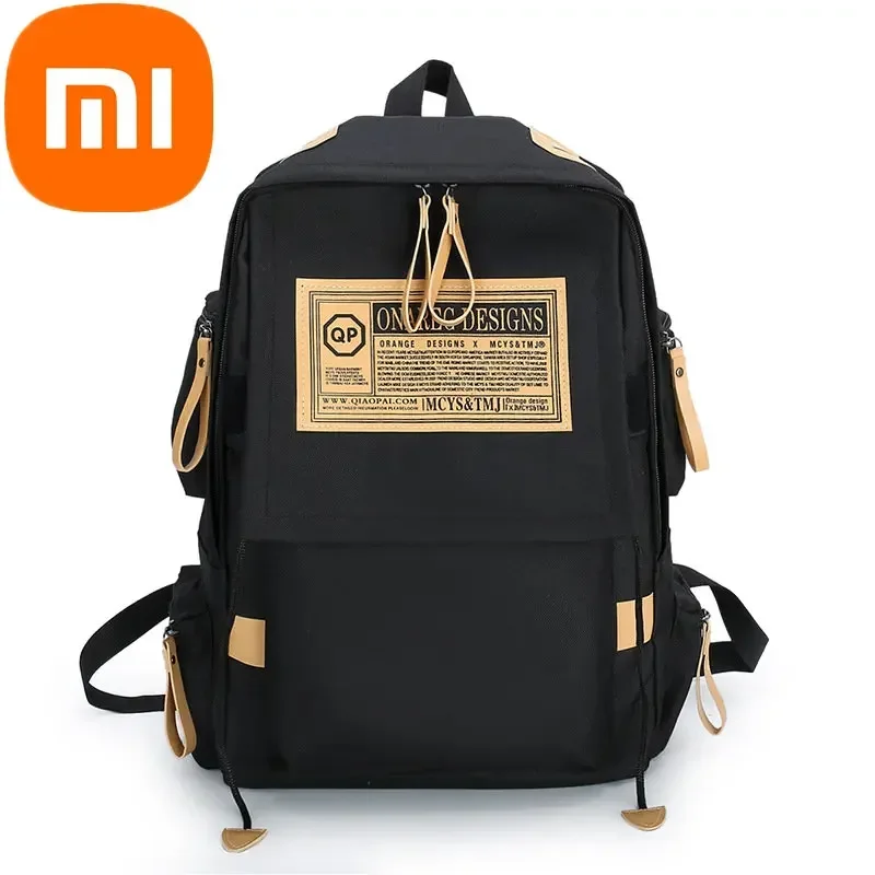 

Xiaomi Backpack Canvas Large Capacity Travel Computer Men's Backpack Couples College Style High School Student Schoolbag