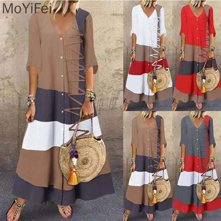 Women Vintage Printed Long Dress Summer Casual Loose Short Sleeve Boho Dresses Female Beach Holiday Party Maxi Dresses Vestidos
Women Vintage Printed Long Dress Summer Casual Loose Short Sleeve Boho Dresses Female Beach Holiday Party Maxi Dresses Vestidos
