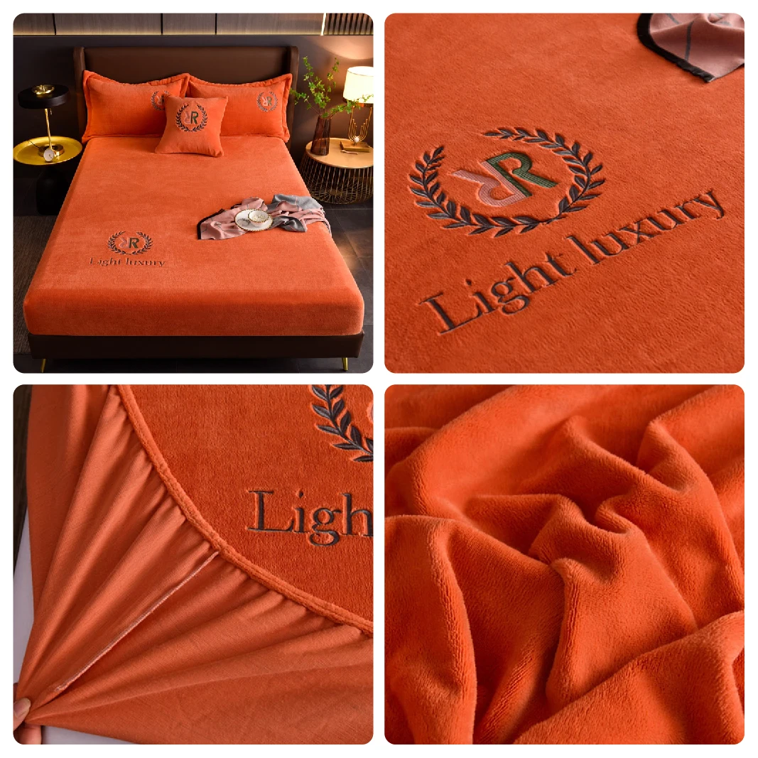Thicken Velvet Mattress Cover Bed Sheets Pad Protector Solid Color Bed Fitted Cover Latex Mat Cover 140/150/160/180x200cm 11 Mallzona S1b6df0430399476eb3f9dde17acf267cI Thicken Velvet Mattress Cover Bed Sheets Pad Protector Solid Color Bed Fitted Cover Latex Mat Cover 140/150/160/180x200cm Mallzona