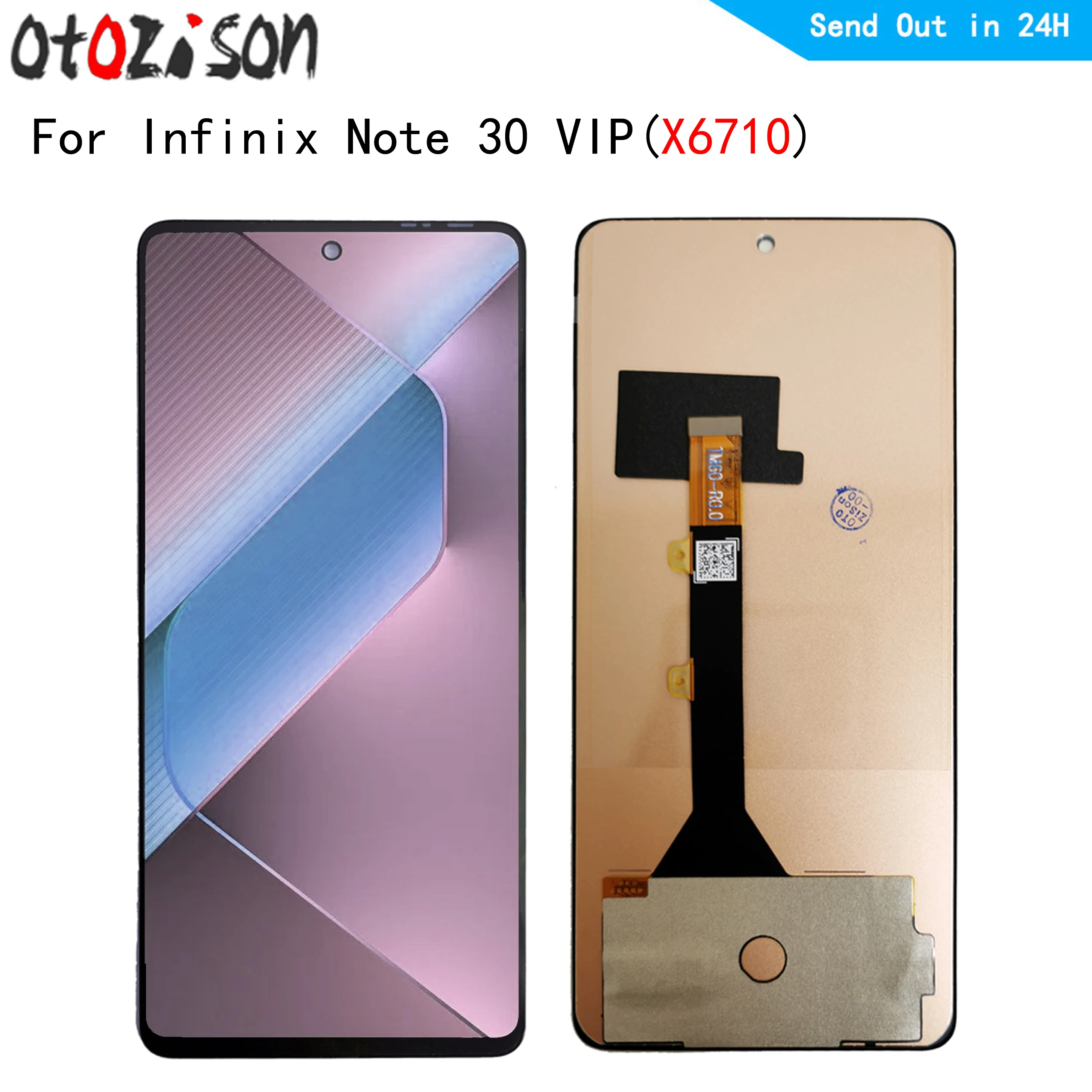 

X6710 6.67" TFT Display For Infinix Note 30 VIP LCD Display Touch Panel Screen Digitizer With Frame Assembly For Note30VIP