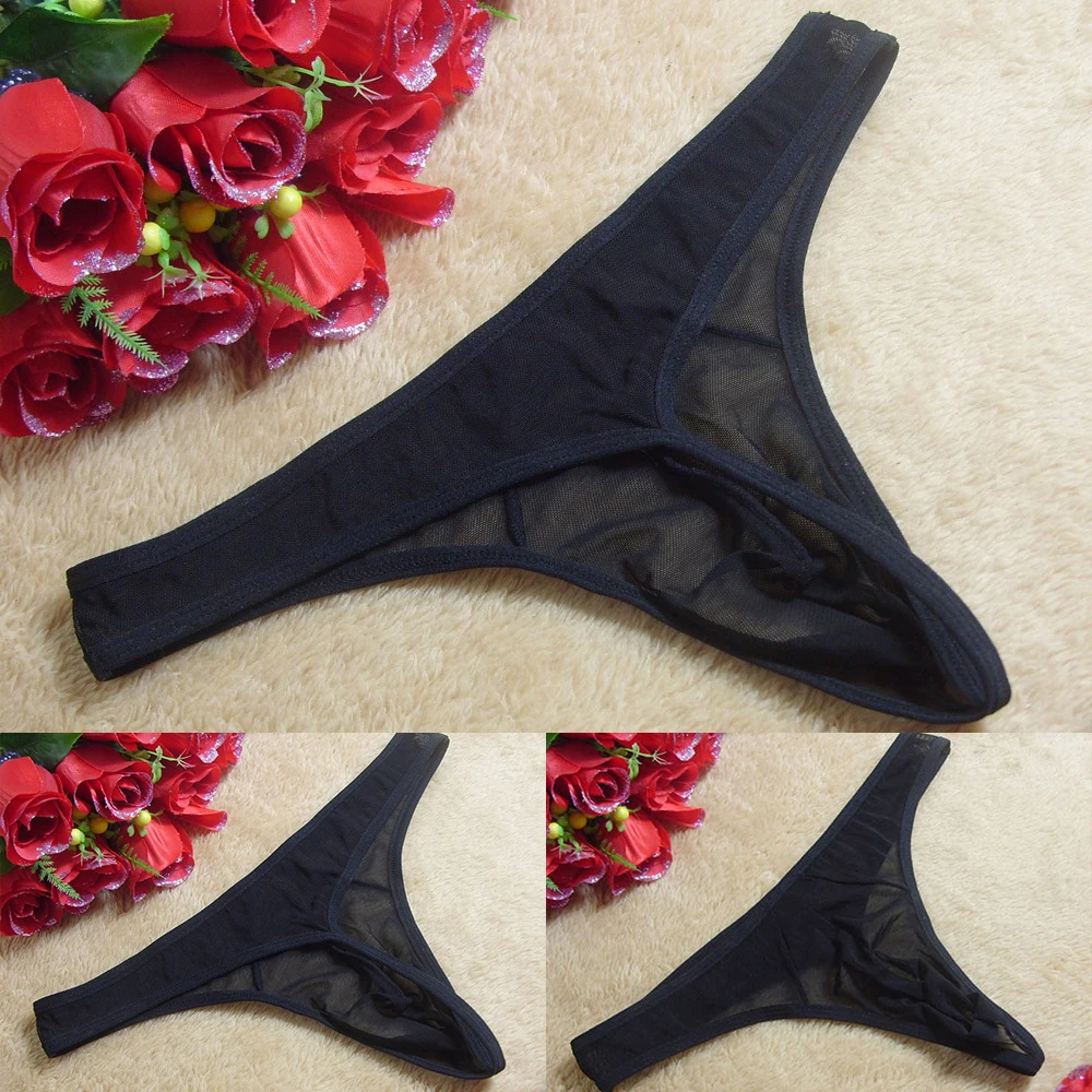 Men Sexy Lingerie See Through Mesh Panties Underpants G-String T-Back Thong Briefs Underwear Black Solid 2023
Men Sexy Lingerie See Through Mesh Panties Underpants G-String T-Back Thong Briefs Underwear Black Solid 2023