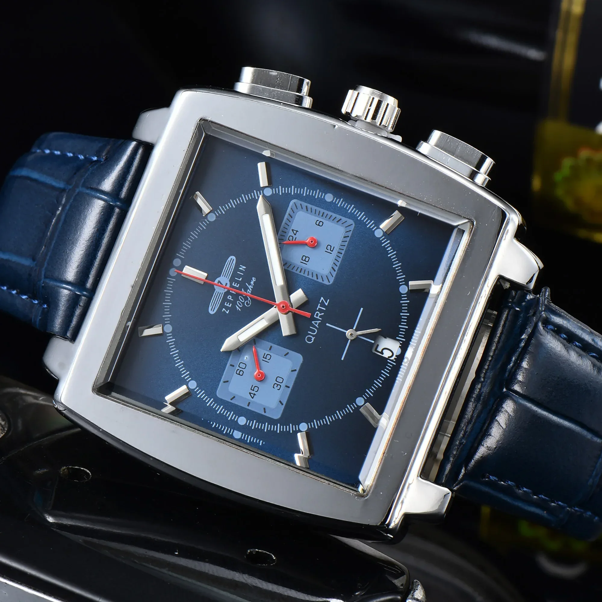 Zeppelin Men's Casual Luxury Business Quartz Waterproof Watch. Multifunction dial. Fine leather strap. Classic minimalist design
Zeppelin Men's Casual Luxury Business Quartz Waterproof Watch. Multifunction dial. Fine leather strap. Classic minimalist design
