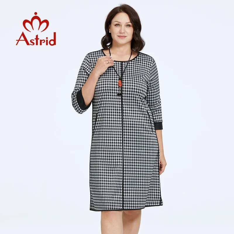 Astrid Women's Dresses 2023 Elegant Classic Houndstooth Print Loose Daily Office Midi Vintage Dresses Female Clothing Necklace
Astrid Women's Dresses 2023 Elegant Classic Houndstooth Print Loose Daily Office Midi Vintage Dresses Female Clothing Necklace