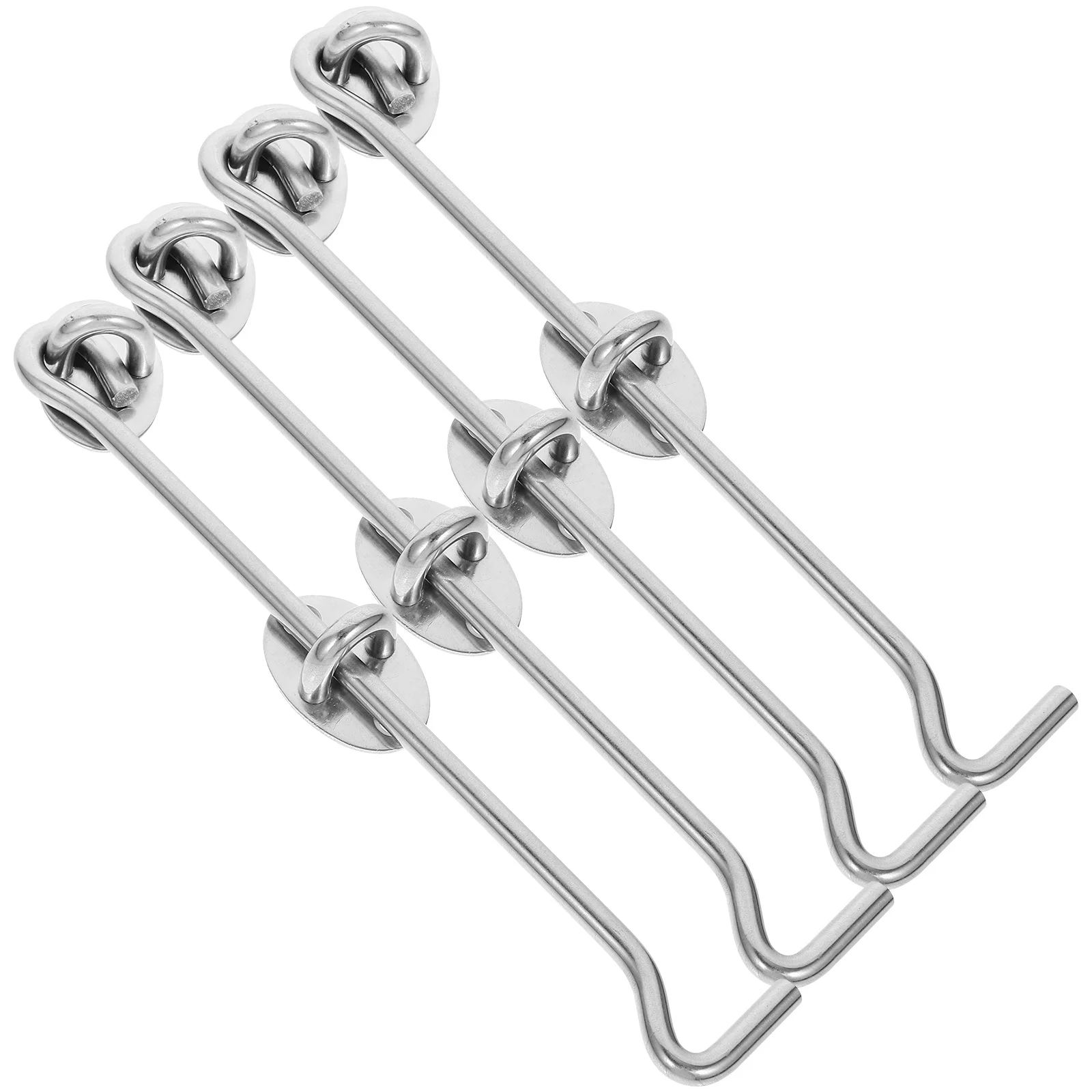 4 Pcs Gate Latch Hook Peg Hooks Stainless Steel Window Garage Door Locks Doors Cabin Windows
4 Pcs Gate Latch Hook Peg Hooks Stainless Steel Window Garage Door Locks Doors Cabin Windows
