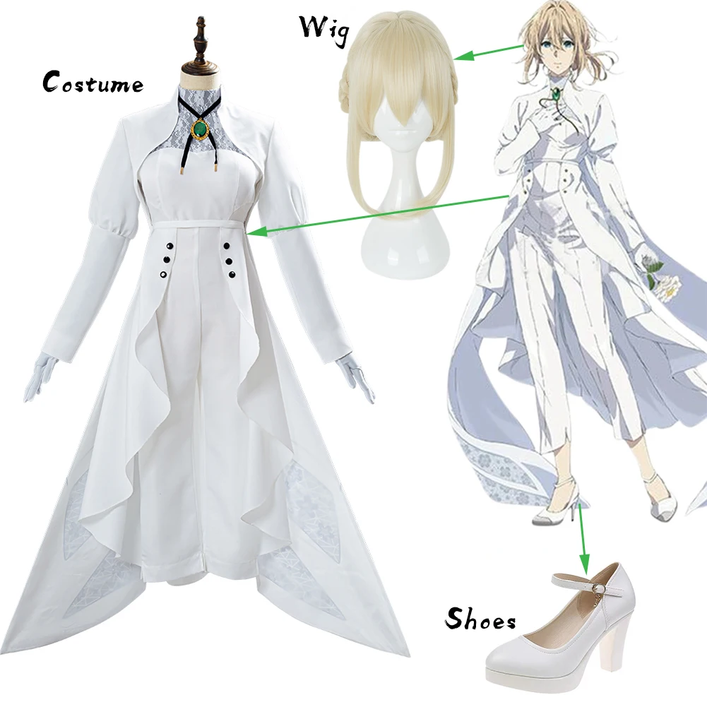 MengXin Anime Violet Evergarden: Eternity and the Auto Memories Doll Cosplay Costume White France Dress Outfit Halloween
MengXin Anime Violet Evergarden: Eternity and the Auto Memories Doll Cosplay Costume White France Dress Outfit Halloween