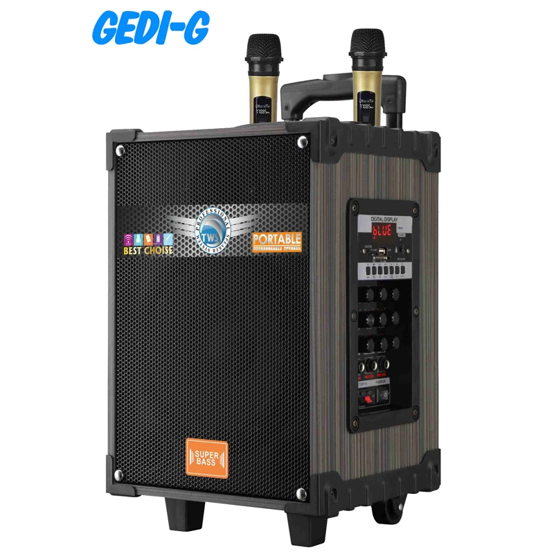 LT-910 Outdoor Pull Rod 10 Inch Heavy Bass High Power Wireless Dual Microphone K Song Bluetooth Speaker Stereo Square Dance HIFI
LT-910 Outdoor Pull Rod 10 Inch Heavy Bass High Power Wireless Dual Microphone K Song Bluetooth Speaker Stereo Square Dance HIFI