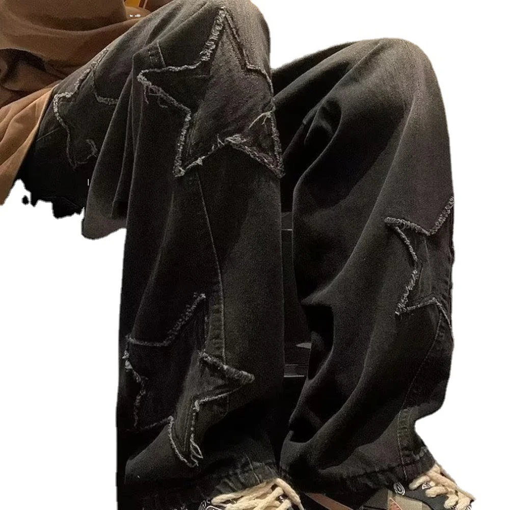 Achieve a Unique Look with Men\\\\\\\\\\\\\\'s Y2K Vintage Korean Streetwear Wide Leg Jeans Star Aesthetic Straight Trousers
Achieve a Unique Look with Men\\\\\\\\\\\\\\'s Y2K Vintage Korean Streetwear Wide Leg Jeans Star Aesthetic Straight Trousers