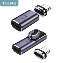 Magnetic 100W 5A USB 4.1 Adapter Type C Fast Charging Magnet Data Converter 40Gbps for MacBook Pro Air Laptop Switch 8K@60Hz UHD
Magnetic 100W 5A USB 4.1 Adapter Type C Fast Charging Magnet Data Converter 40Gbps for MacBook Pro Air Laptop Switch 8K@60Hz UHD