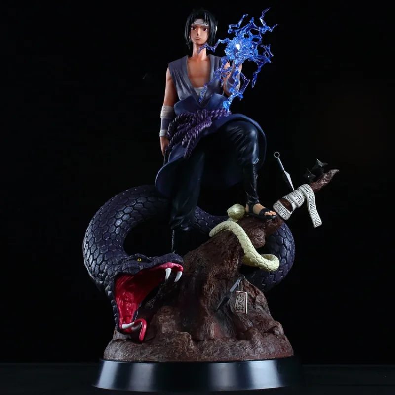 

Anime Peripheral ONE PIECE GK Uchiha Sasuke Double Head Interchangeable Statue PVC Action Figure Collectible Model Toy Boxed