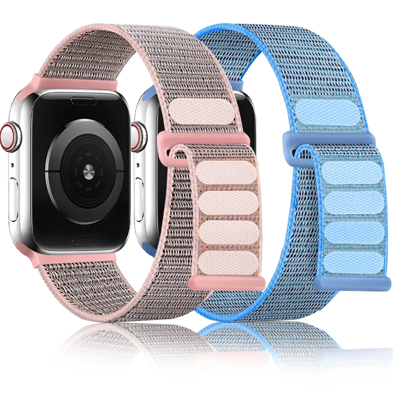 Nylon Strap For Apple Watch Band Ultra-2 Correa iwatch Series 9 8 se 7 6 5 4 3 44mm 40mm 45mm 41mm 42mm 38mm 45 mm Bracelet 49mm
Nylon Strap For Apple Watch Band Ultra-2 Correa iwatch Series 9 8 se 7 6 5 4 3 44mm 40mm 45mm 41mm 42mm 38mm 45 mm Bracelet 49mm