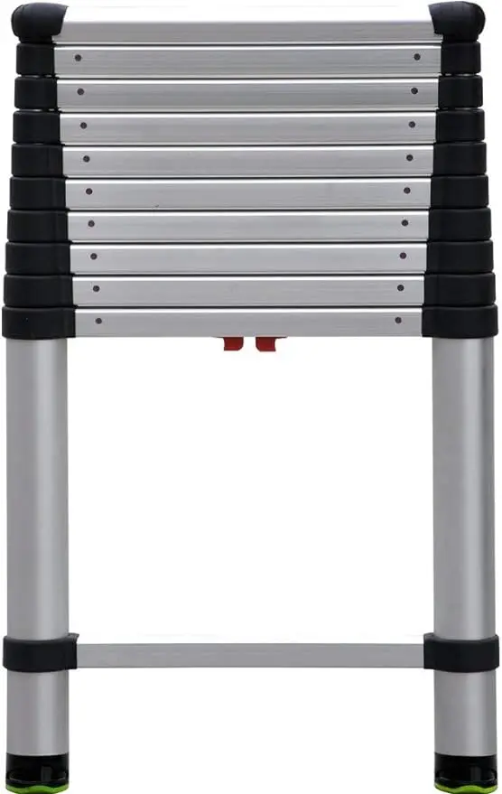 Telesteps 1600E полностью автоматическая телескопическая лестница, с запатентованным освобождением одним касанием, совместимая с OSHA, увеличенная Высота 12,5 футов, вверх
Telesteps 1600E полностью автоматическая телескопическая лестница, с запатентованным освобождением одним касанием, совместимая с OSHA, увеличенная Высота 12,5 футов, вверх