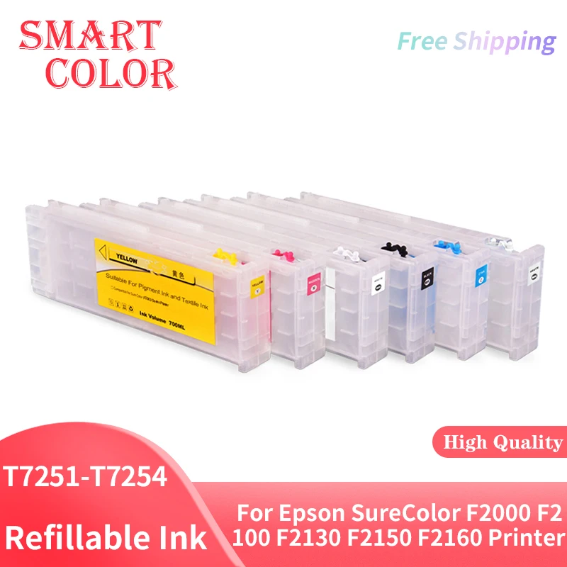 6 цветов/комплект, картридж для принтера Epson SureColor F2000 F2100 F2130 F2150 F2160
6 цветов/комплект, картридж для принтера Epson SureColor F2000 F2100 F2130 F2150 F2160