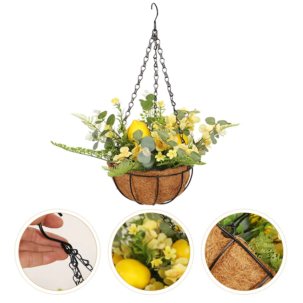 Yellow Artificial Flowers for Outdoors Plant Lemon Arrangement Hanging Basket Decor
Yellow Artificial Flowers for Outdoors Plant Lemon Arrangement Hanging Basket Decor