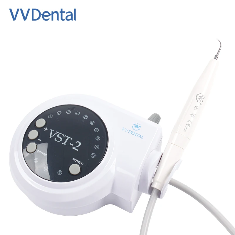 

VV Dental Ultrasonic Scaler for Oral Cleaning Tooth EMS/Woodpecker Machine with Dentistry Ultraound 5 Tips and Handpiece Tools