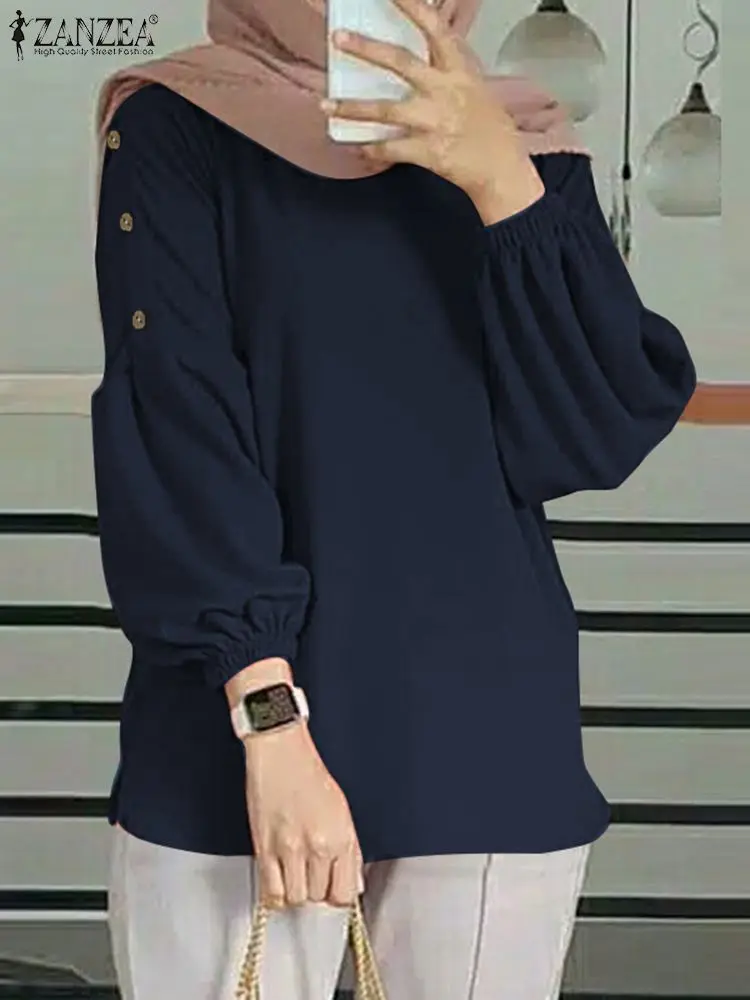 ZANZEA Fashion Turkey Hijab Muslim Blouse Woman Long Sleeve O Neck Shirt Vintage Party Tunic Tops Casual Islamic Clothing 2024
ZANZEA Fashion Turkey Hijab Muslim Blouse Woman Long Sleeve O Neck Shirt Vintage Party Tunic Tops Casual Islamic Clothing 2024