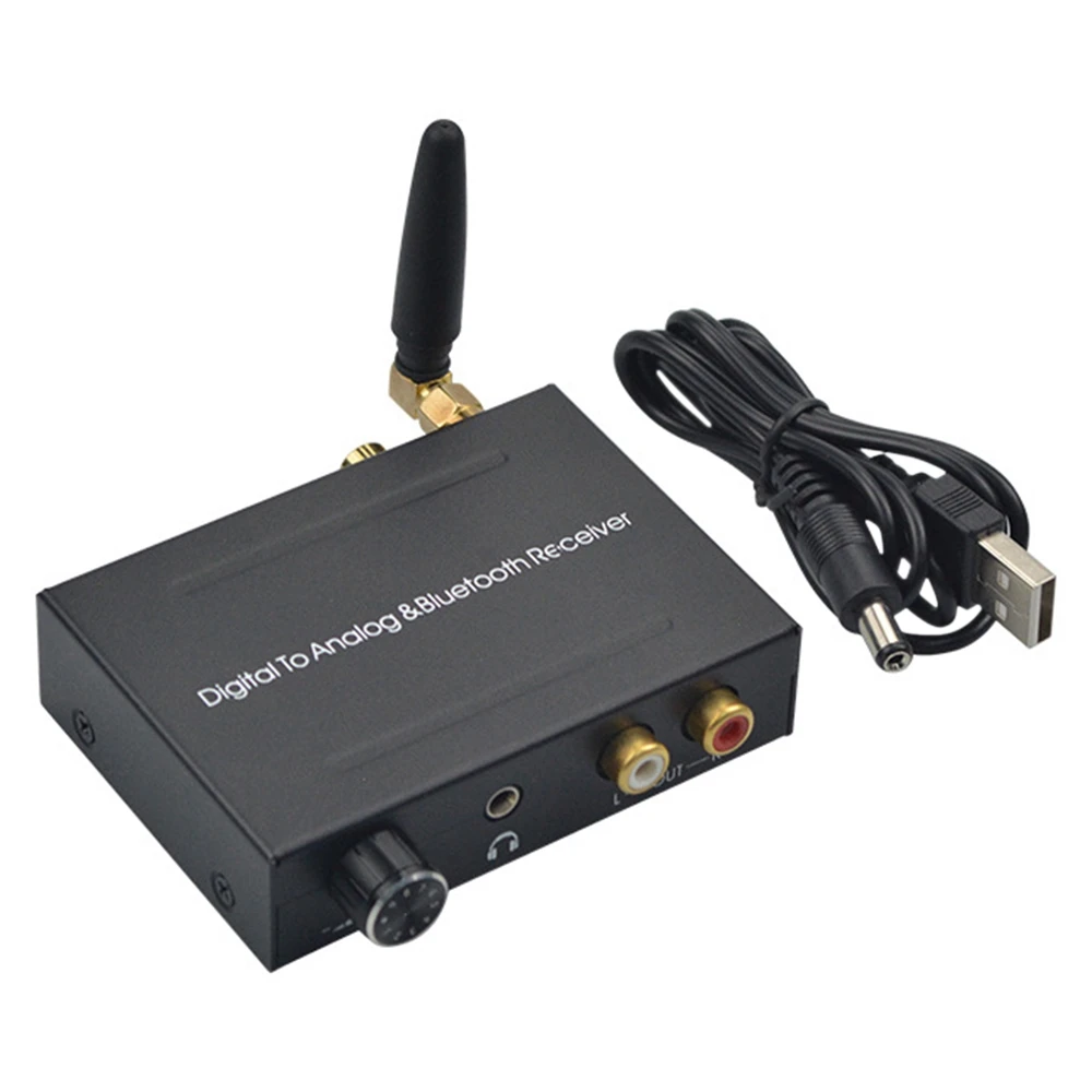 Bluetooth DAC Digital to Analog Audio Converter with Bluetooth Receiver with Volume Control Volume Adjustment 3.5mm
Bluetooth DAC Digital to Analog Audio Converter with Bluetooth Receiver with Volume Control Volume Adjustment 3.5mm