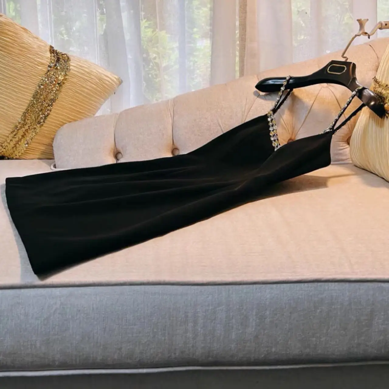 High-grade Rhinestone Black Mini Party Dress 2023 Summer New Camisole Style Dress High Waist Slim Lux Short Dress Women
High-grade Rhinestone Black Mini Party Dress 2023 Summer New Camisole Style Dress High Waist Slim Lux Short Dress Women