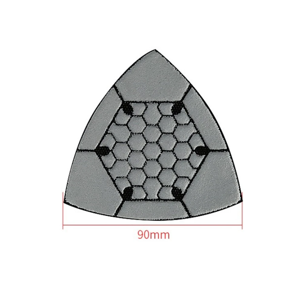 Brand New Dry Polishing Pad Triangle Strong Grinding Force 50/100/200/400/800/1500/3000# 90x90x90mm For Concrete
Brand New Dry Polishing Pad Triangle Strong Grinding Force 50/100/200/400/800/1500/3000# 90x90x90mm For Concrete