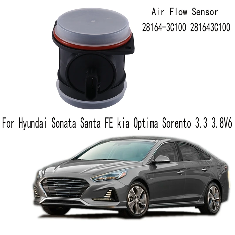 Автомобильный датчик расхода воздуха для Hyundai Sonata Santa FE Kia Optima Sorento 3,3 3.8V6 датчик расхода воздуха 28164-3C100 281643C100
Автомобильный датчик расхода воздуха для Hyundai Sonata Santa FE Kia Optima Sorento 3,3 3.8V6 датчик расхода воздуха 28164-3C100 281643C100