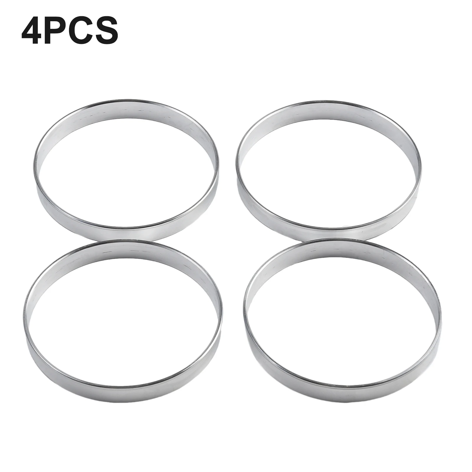 

4pcs Car Aluminum Hub Centric Rings 72.6mm Car Hub To 74.1mm Wheel Bore Fit For -BMW Automobiles Wheels Tires Accessories