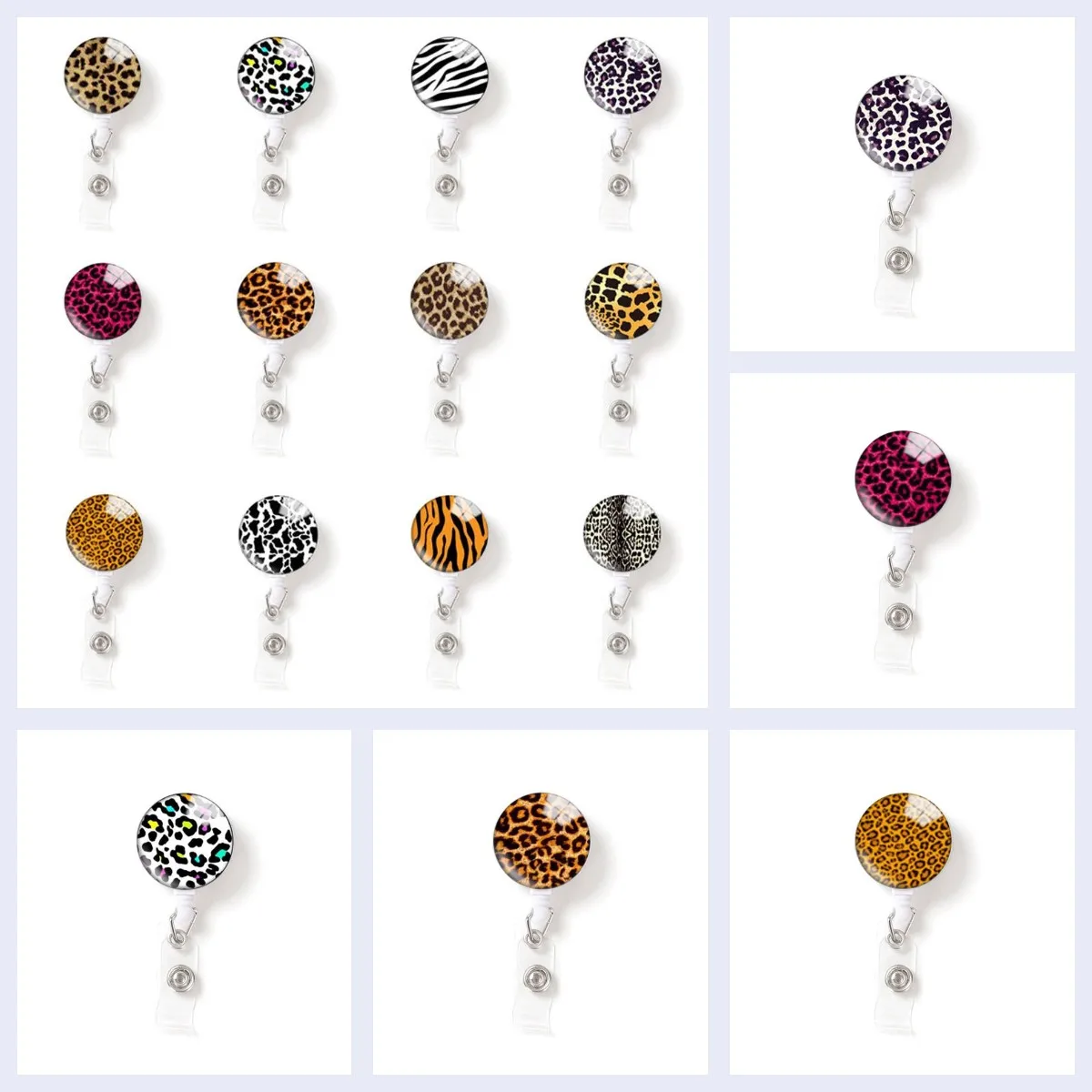 1pc Retractable Badge Reel Holder ID Card Holder Nurse Name Tag Cool Leopard Cheetah Skin Teacher Student Work Office Supplies
1pc Retractable Badge Reel Holder ID Card Holder Nurse Name Tag Cool Leopard Cheetah Skin Teacher Student Work Office Supplies