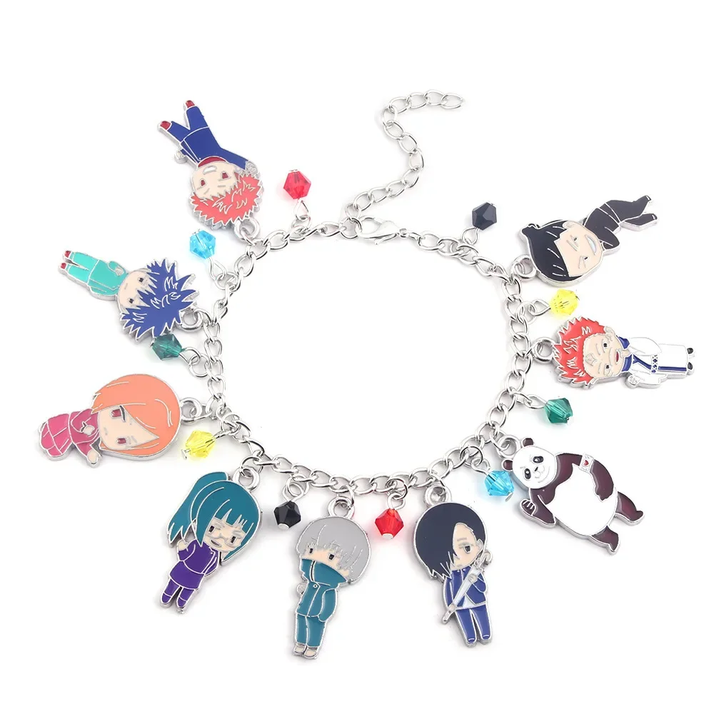 Anime Jujutsu Kaisen Bracelet Gojo Satoru Yuji Itadori Fushiguro Megumi Kugisaki Nobara Toge Inumaki Figure Bangle jewelry Gift
Anime Jujutsu Kaisen Bracelet Gojo Satoru Yuji Itadori Fushiguro Megumi Kugisaki Nobara Toge Inumaki Figure Bangle jewelry Gift