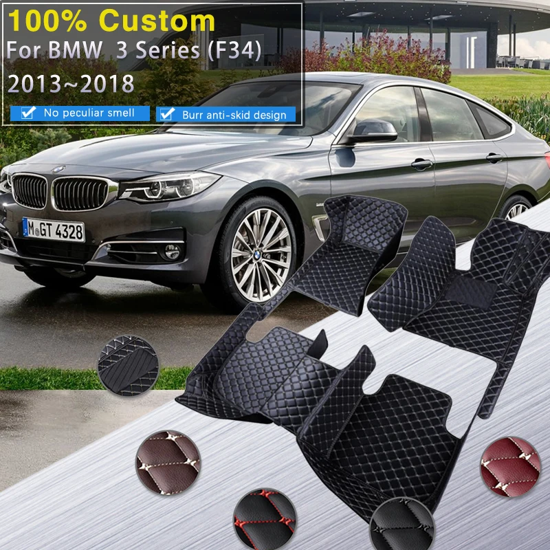 Автомобильные напольные коврики для BMW 3 серии GT Gran Tour F34 2013 ~ 2018, защитный коврик, роскошный кожаный коврик, набор ковров, автомобильные аксессуары
Автомобильные напольные коврики для BMW 3 серии GT Gran Tour F34 2013 ~ 2018, защитный коврик, роскошный кожаный коврик, набор ковров, автомобильные аксессуары